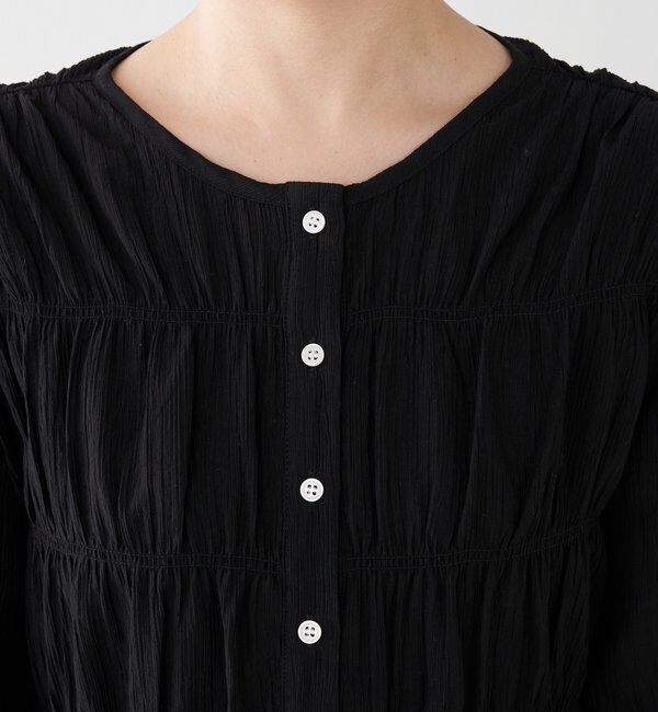  「ワッシャー切替ブラウス」|シャツ・ブラウス|