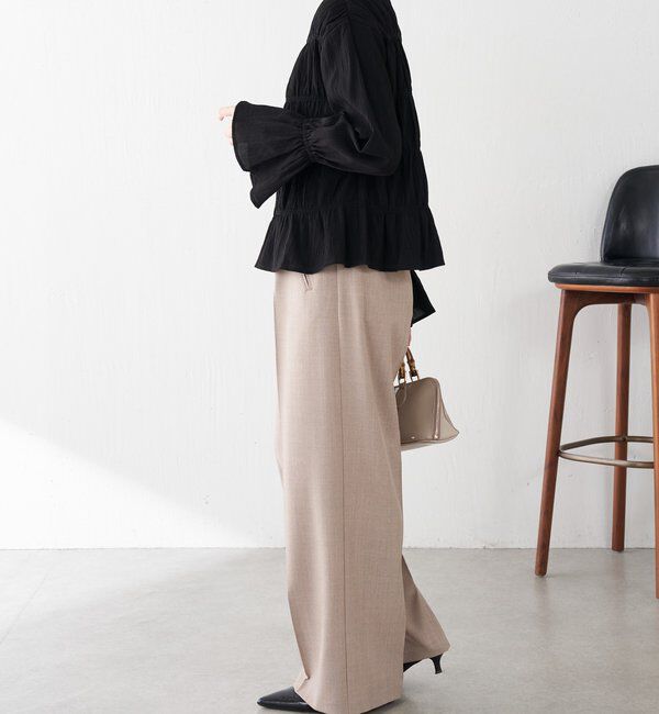  「ワッシャー切替ブラウス」|シャツ・ブラウス|