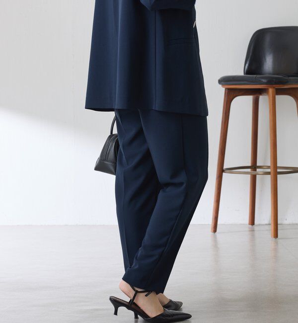 「ジャージスリムテーパードパンツ/セレモニー」|チノ|