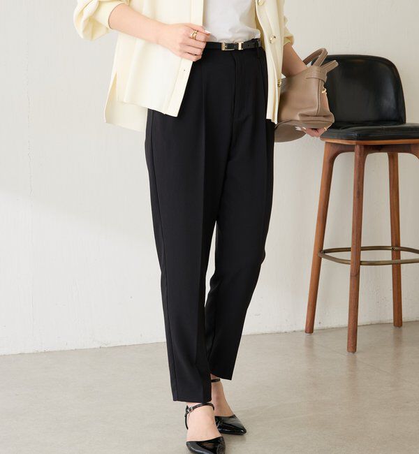  「ジャージスリムテーパードパンツ/セレモニー」|チノ|