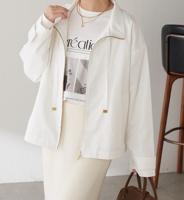  「スタンドカラーブルゾン」|ベスト・ジレ|