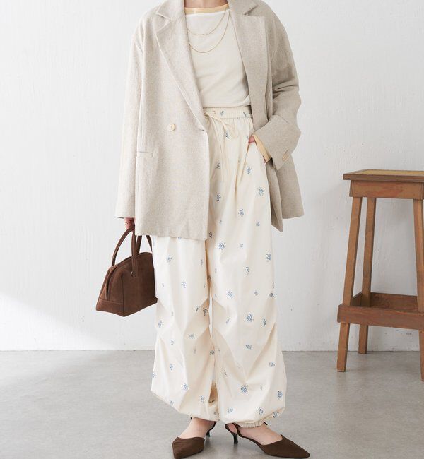  「コットンリネンオーバーダブルジャケット」|ベスト・ジレ|