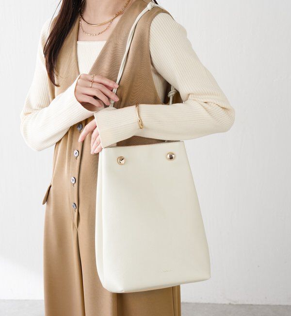  「【PAPILLONNER/パピヨネ】レクタングルレザーバッグ」|トートバッグ|