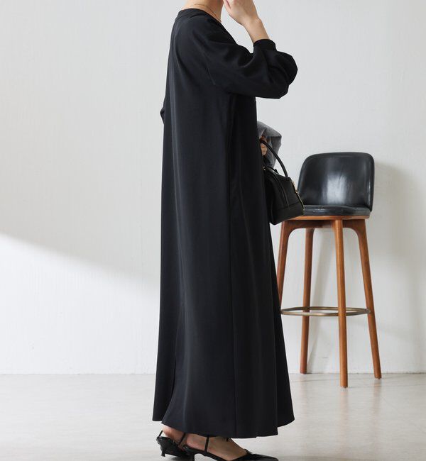  「【高機能素材】ジャージVネックワンピース/セレモニー」|ワンピース|