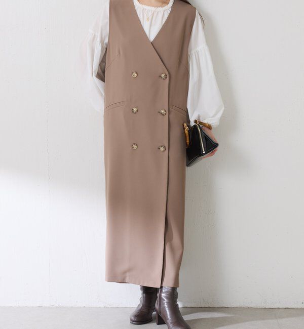  「フロントボタンジャンパースカート」|ワンピース|