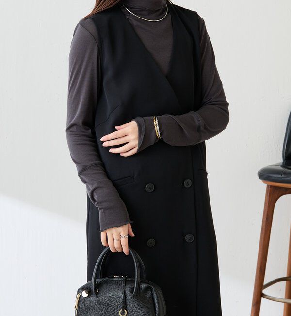  「フロントボタンジャンパースカート」|ワンピース|