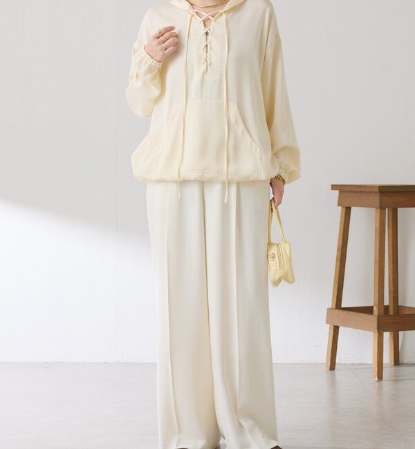  「レースアップアノラック」|シャツ・ブラウス|