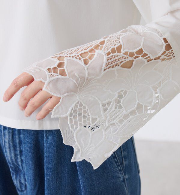  「刺繍レースブラウス」|シャツ・ブラウス|