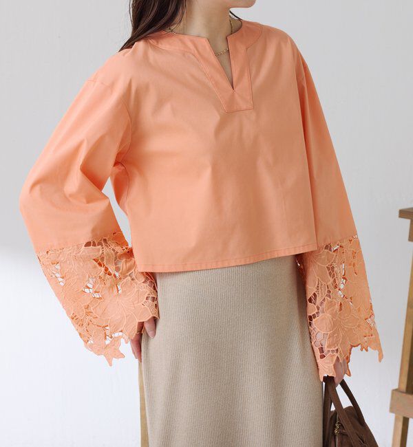  「刺繍レースブラウス」|シャツ・ブラウス|