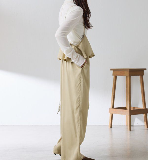  「ラッフルサスペンダーパンツ」|チノ|