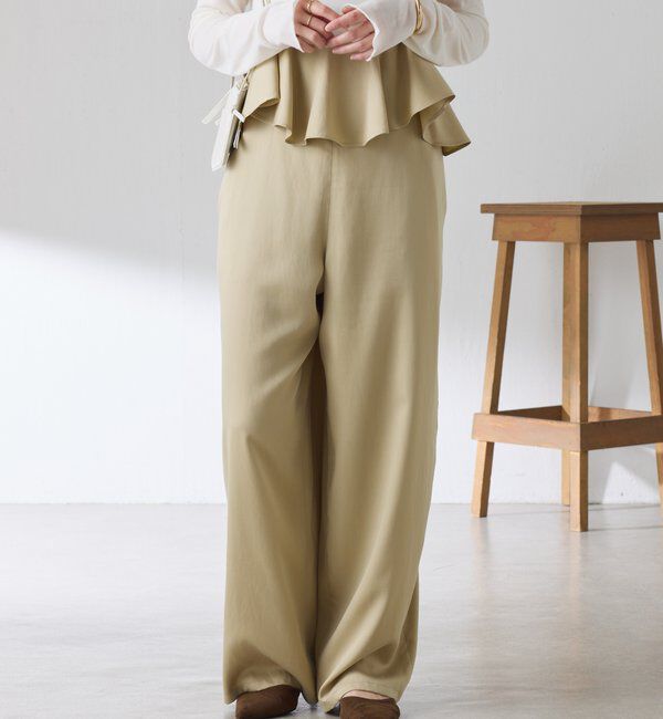  「ラッフルサスペンダーパンツ」|チノ|