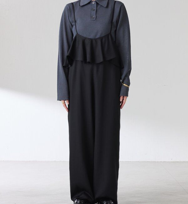  「ラッフルサスペンダーパンツ」|チノ|