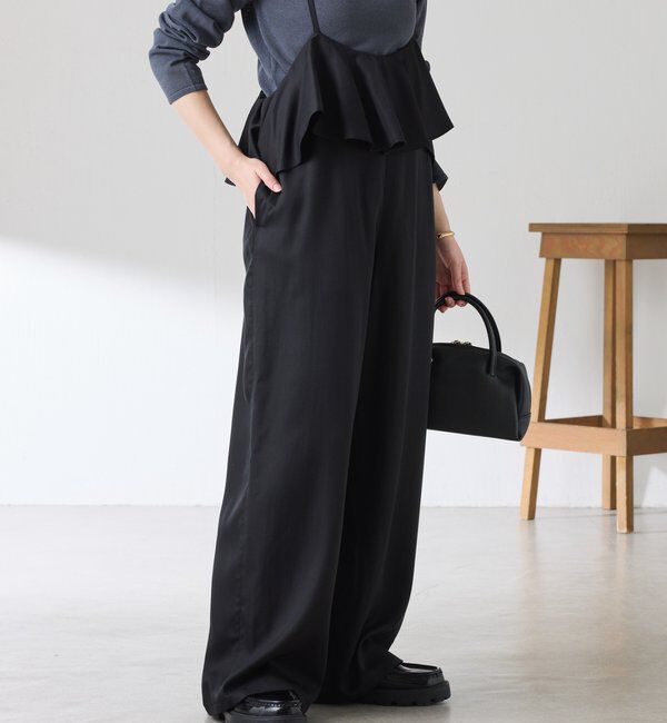  「ラッフルサスペンダーパンツ」|チノ|