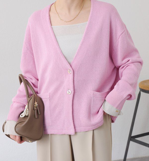  「コットン混カーディガン」|ニット・セーター|