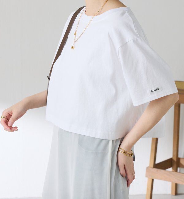  「Q.anos レイヤードTシャツ」|Tシャツ・カットソー|