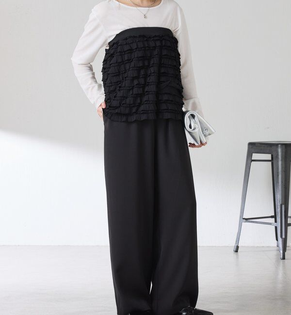  「【PROVOKE別注アイテム】 フリルレイヤードスカート」|スカート|