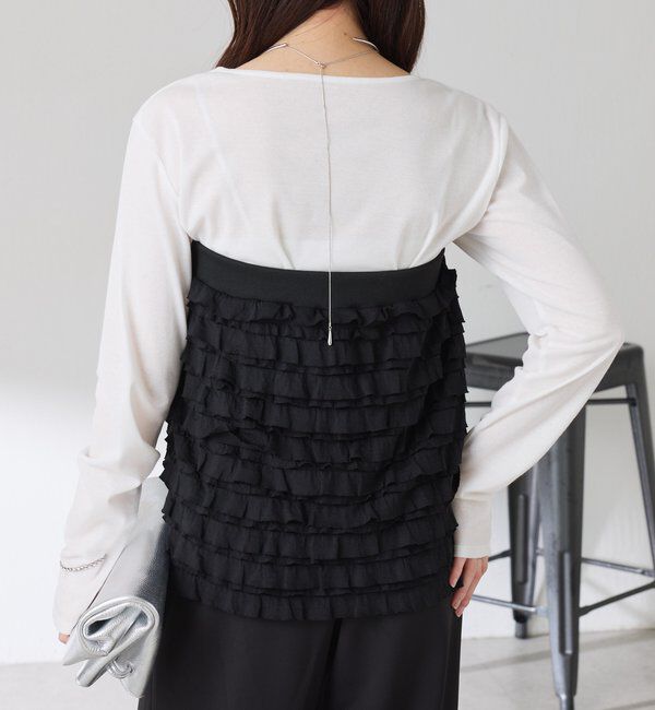  「【PROVOKE別注アイテム】 フリルレイヤードスカート」|スカート|