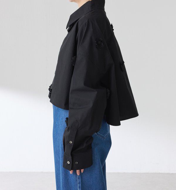  「フラワーモチーフシャツ」|シャツ・ブラウス|