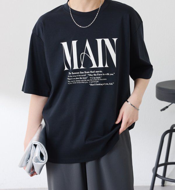  「オーバーロゴTシャツ」|Tシャツ・カットソー|