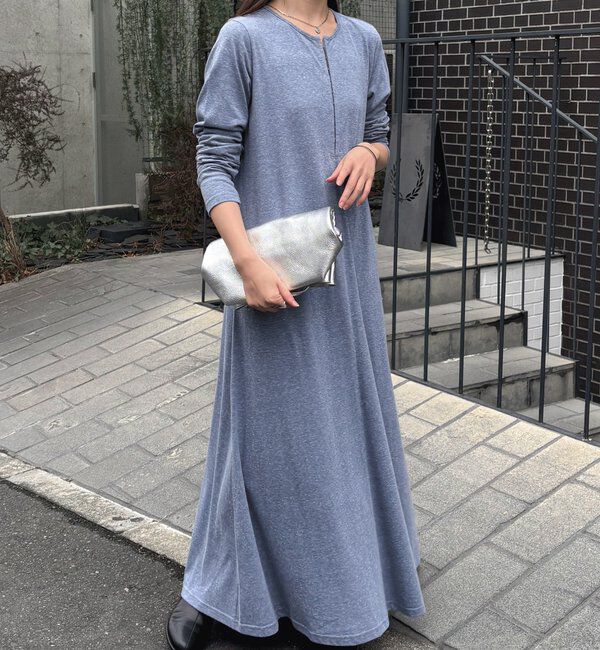  「ネップ調カットワンピース」|ワンピース|