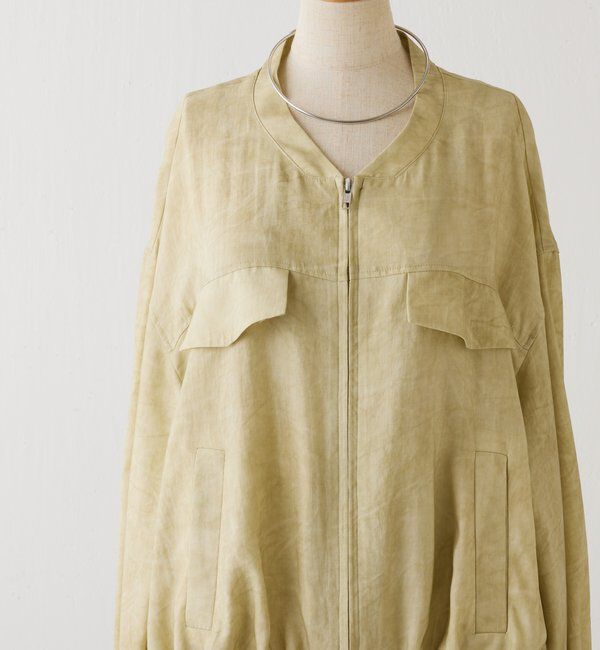  「バックロングZIPブルゾン」|ベスト・ジレ|