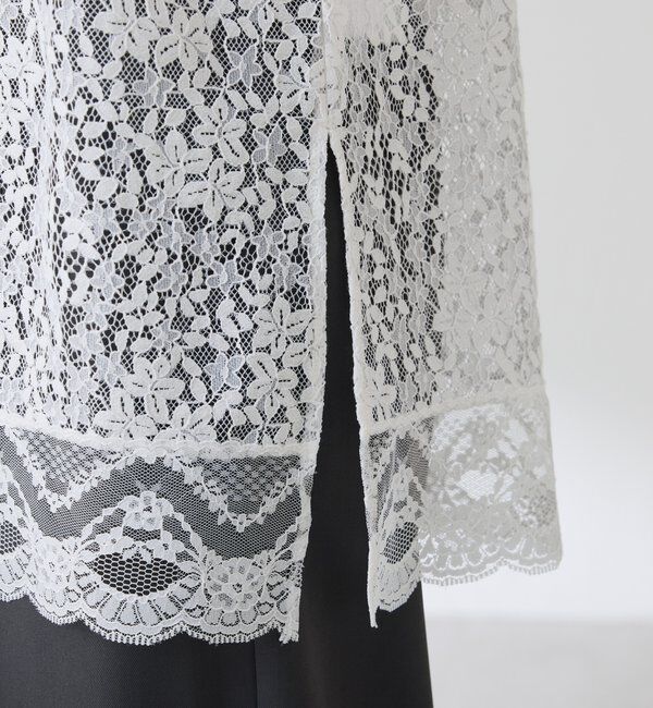 「《着映えアイテム》スカラップレースキャミソール」|シャツ・ブラウス|