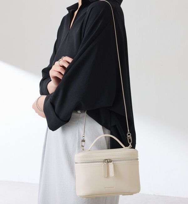  「【PAPILLONNER/パピヨネ】ミラー付きミニバニティバッグ/セレモニー」|トートバッグ|