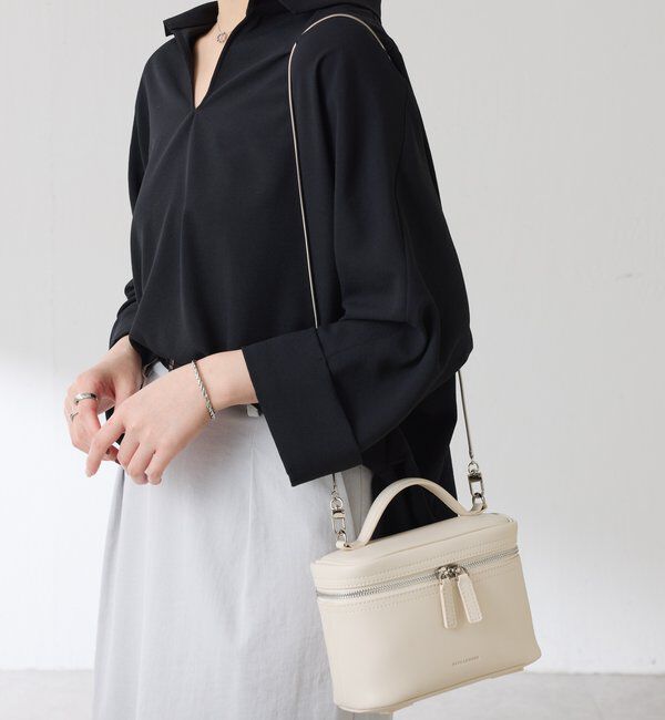  「【PAPILLONNER/パピヨネ】ミラー付きミニバニティバッグ/セレモニー」|トートバッグ|