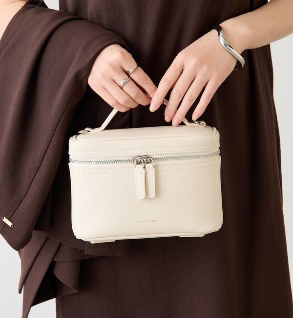  「【PAPILLONNER/パピヨネ】ミラー付きミニバニティバッグ/セレモニー」|トートバッグ|