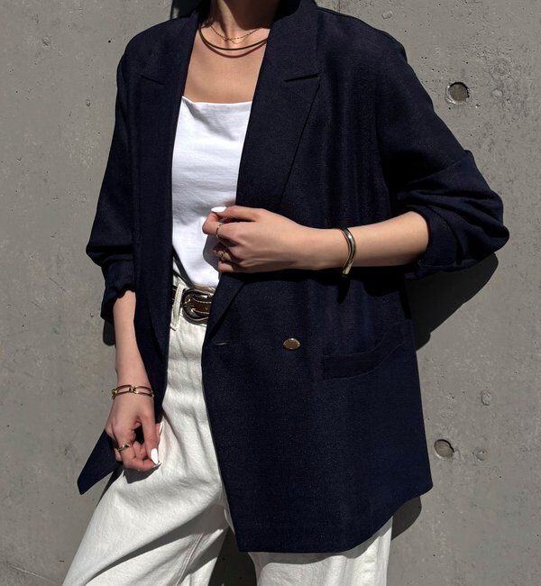  「メッシュダブルジャケット」|テーラードジャケット|