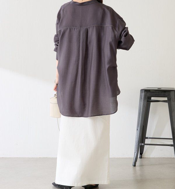  「Q.anosリラックススリムデニムワンピース」|ワンピース|