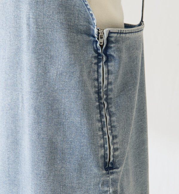  「Q.anosリラックススリムデニムワンピース」|ワンピース|