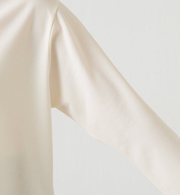  「袖シアー切替ジョーゼットロンT」|Tシャツ・カットソー|