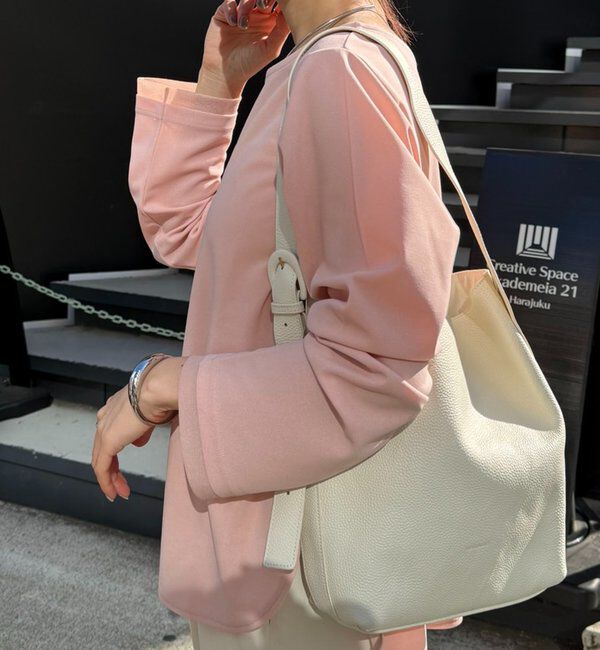  「袖シアー切替ジョーゼットロンT」|Tシャツ・カットソー|