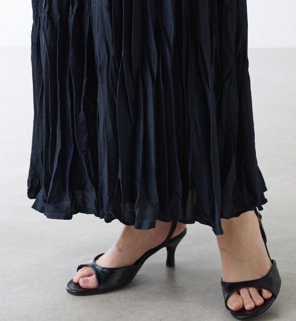  「ワッシャーナナメ切替スカート」|スカート|