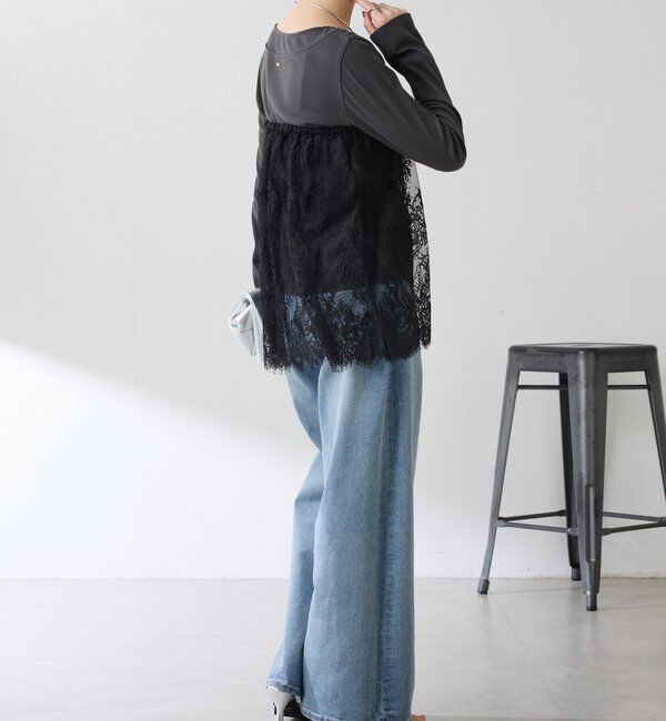  「【プラスワンアイテム】レースレイヤードミニスカート」|その他|