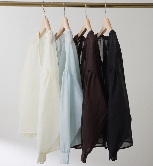  「スキッパーシアーブラウス」|シャツ・ブラウス|