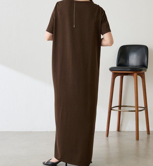  「【接触冷感】フロントドロストカットワンピース」|ワンピース|