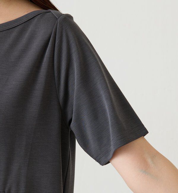  「【接触冷感】フロントドロストカットワンピース」|ワンピース|