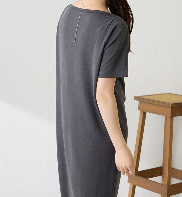  「【接触冷感】フロントドロストカットワンピース」|ワンピース|