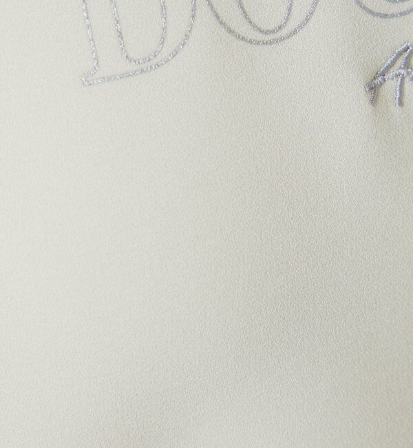  「【袖をアレンジできる】袖アレンジジョーゼットロゴTシャツ」|Tシャツ・カットソー|