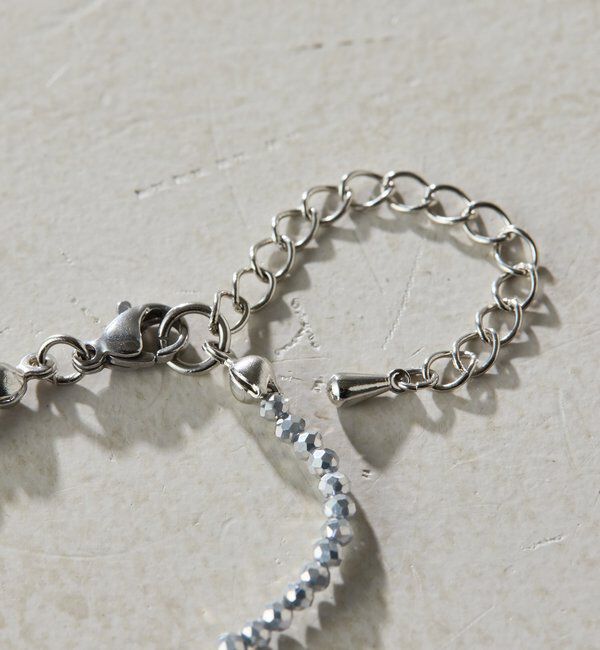  「【PAPILLONNER/パピヨネ】シャイニービーズネックレス」|リング|