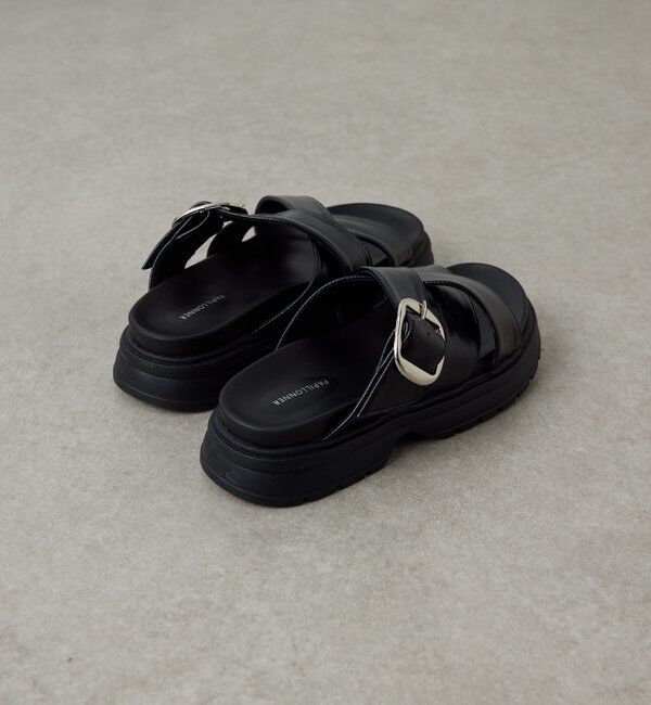  「【PAPILLONNER/パピヨネ】ベルトクロスサンダル」|その他|