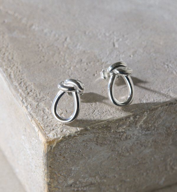  「【Sivelle./シヴェル】Silver925ノットモチーフピアス」|リング|シルバー系