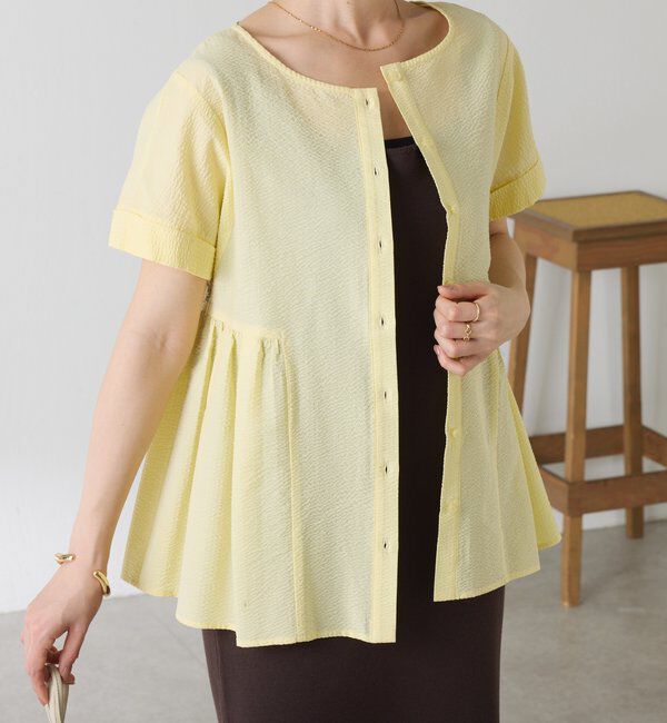  「3WAYサッカーブラウス」|シャツ・ブラウス|イエロー