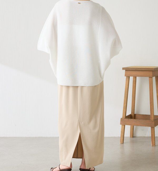  「ジップ変形ドルマンニット」|ニット・セーター|