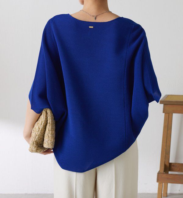  「ジップ変形ドルマンニット」|ニット・セーター|