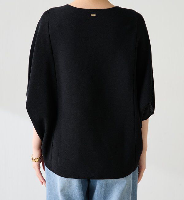  「ジップ変形ドルマンニット」|ニット・セーター|