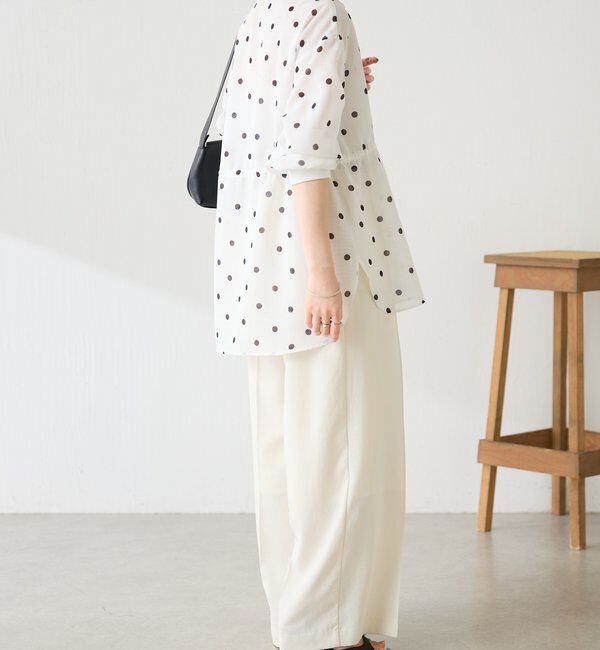  「メッシュドロストシャツ/シアー」|シャツ・ブラウス|