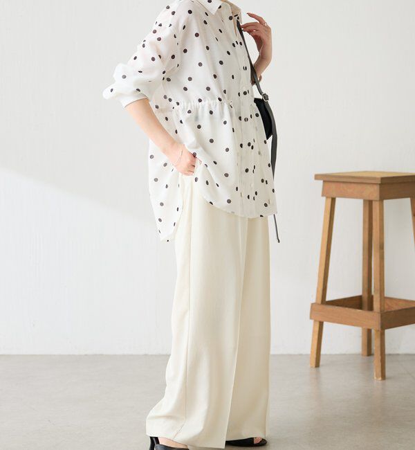  「メッシュドロストシャツ/シアー」|シャツ・ブラウス|